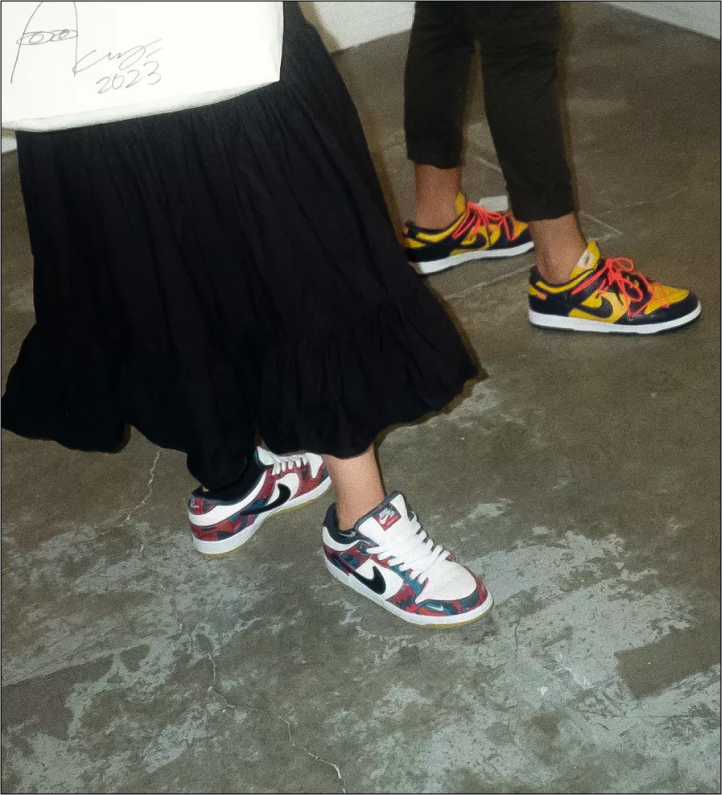 Street style with sneakers